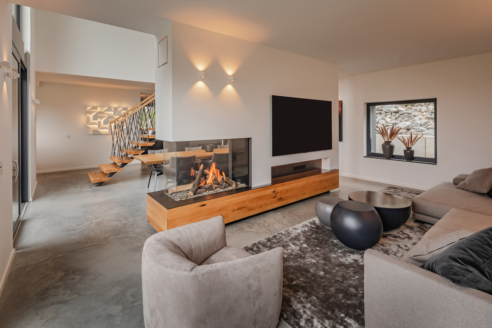 75 Wohnzimmer Ideen &amp; Bilder - September 2023 | Houzz De intended for Design Ideen Wohnung