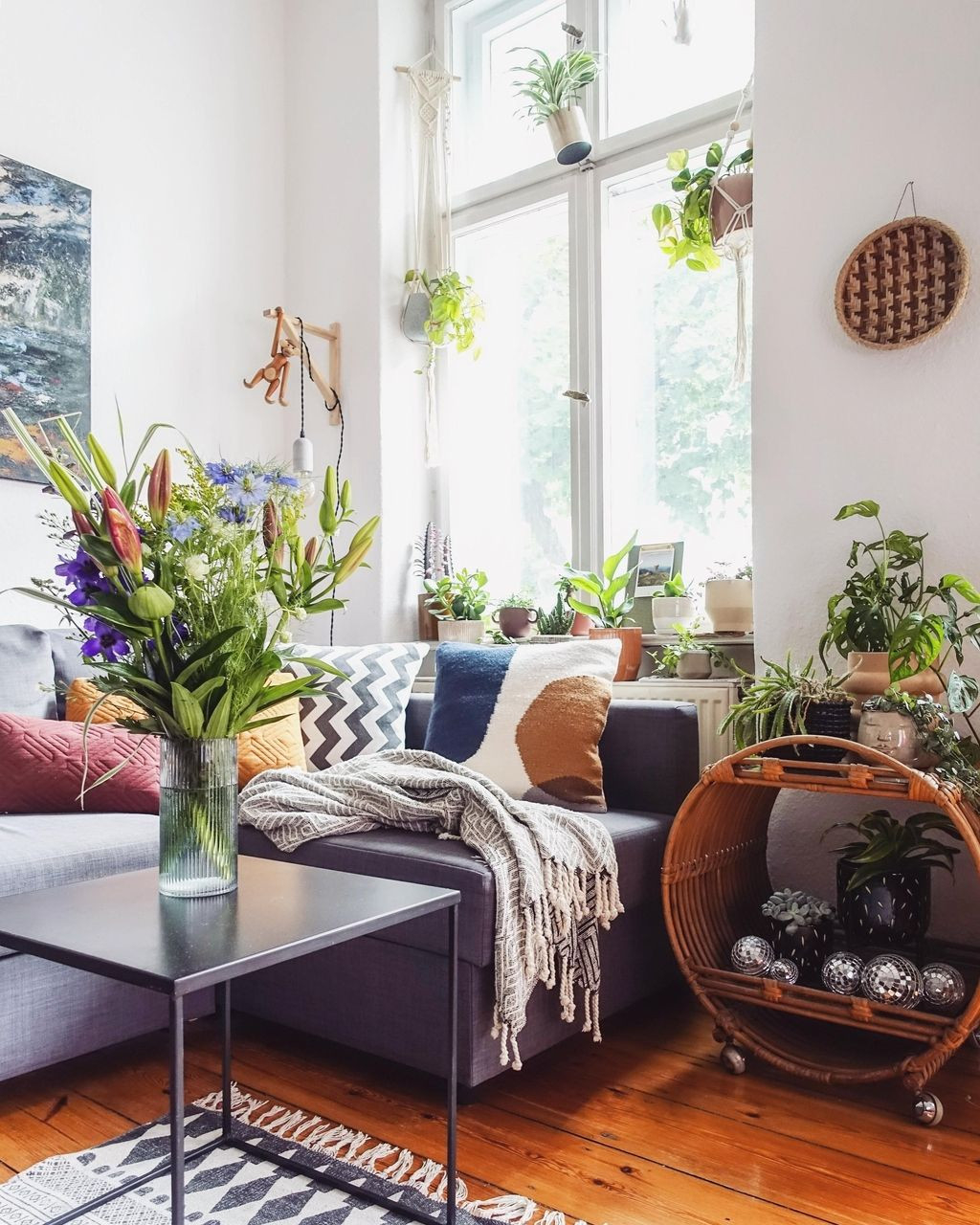 Cozyweekend #Livingroom #Plantlover #Homesweethome | Wohnzimmer with regard to Blumenecke Wohnzimmer Gestalten