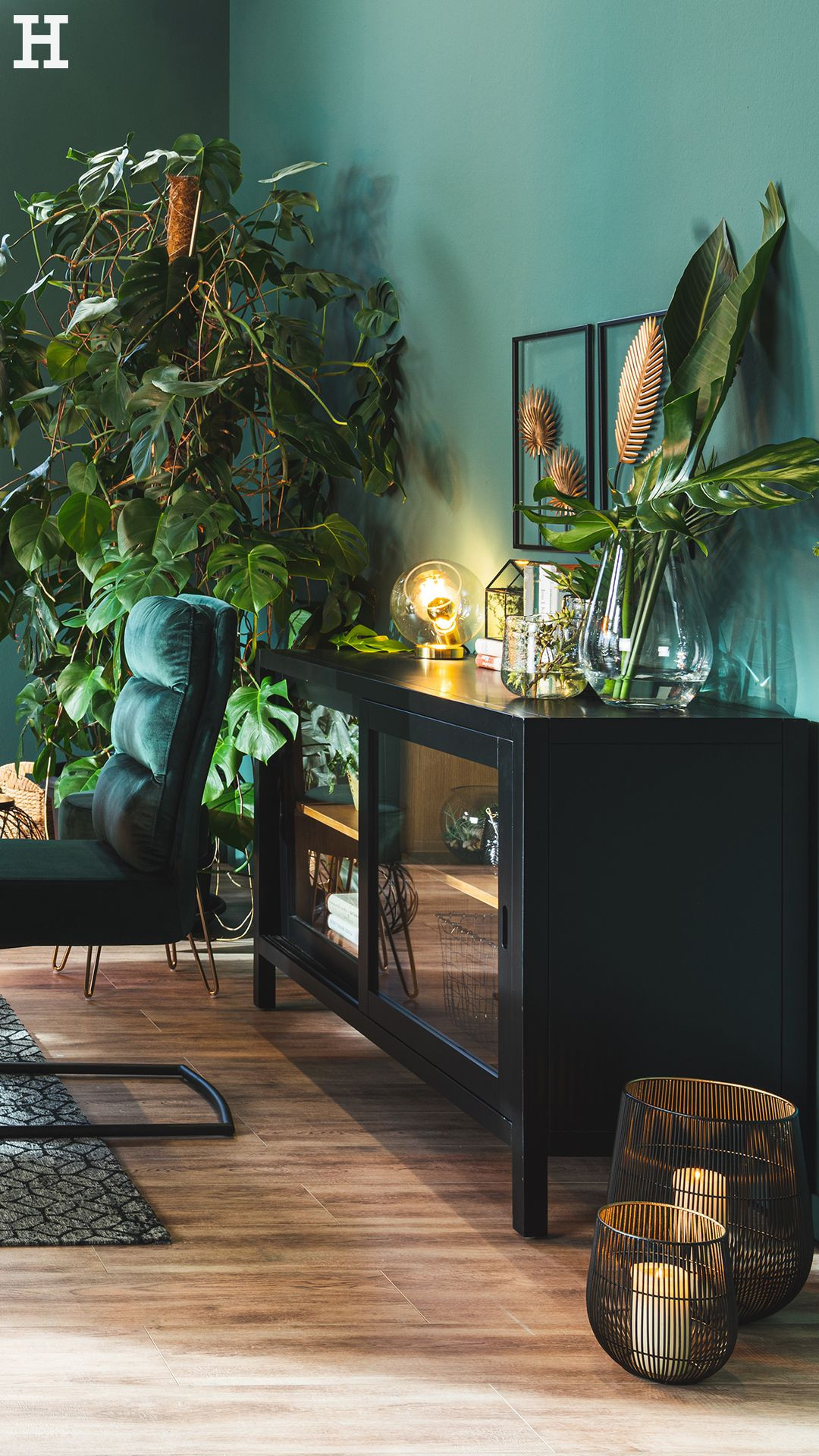 Shop The Look - Green Living | Möbel Höffner | Wohnung Wohnzimmer In Wohnzimmer Ideen Dunkelgrün